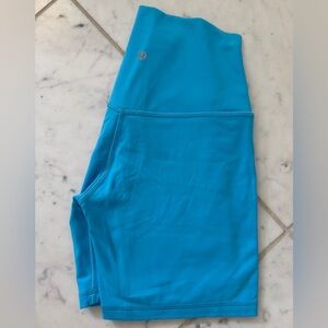 lululemon athletica Women's Vibrant Blue Bike Shorts